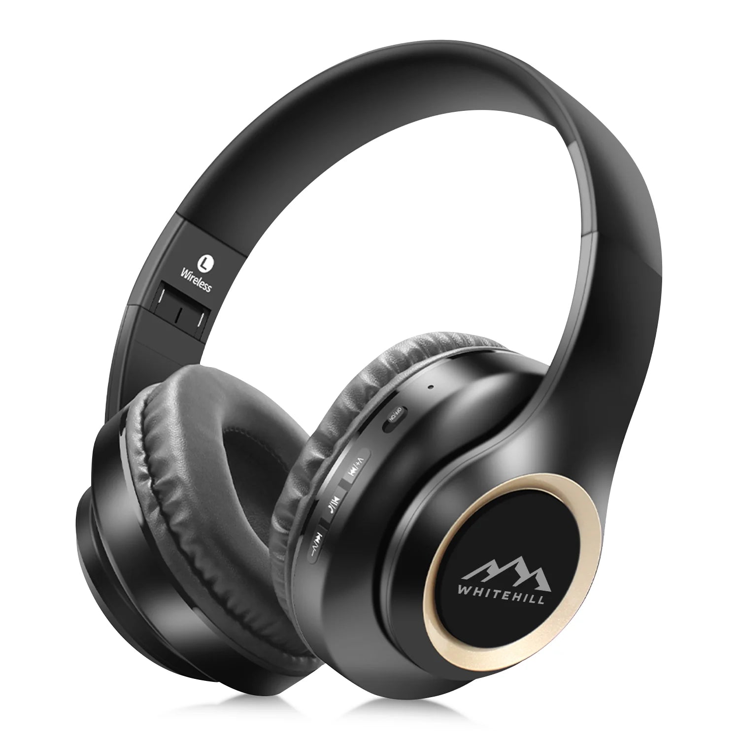 Bluetooth Headphones - Active Noise Cancelling! (black and gold)