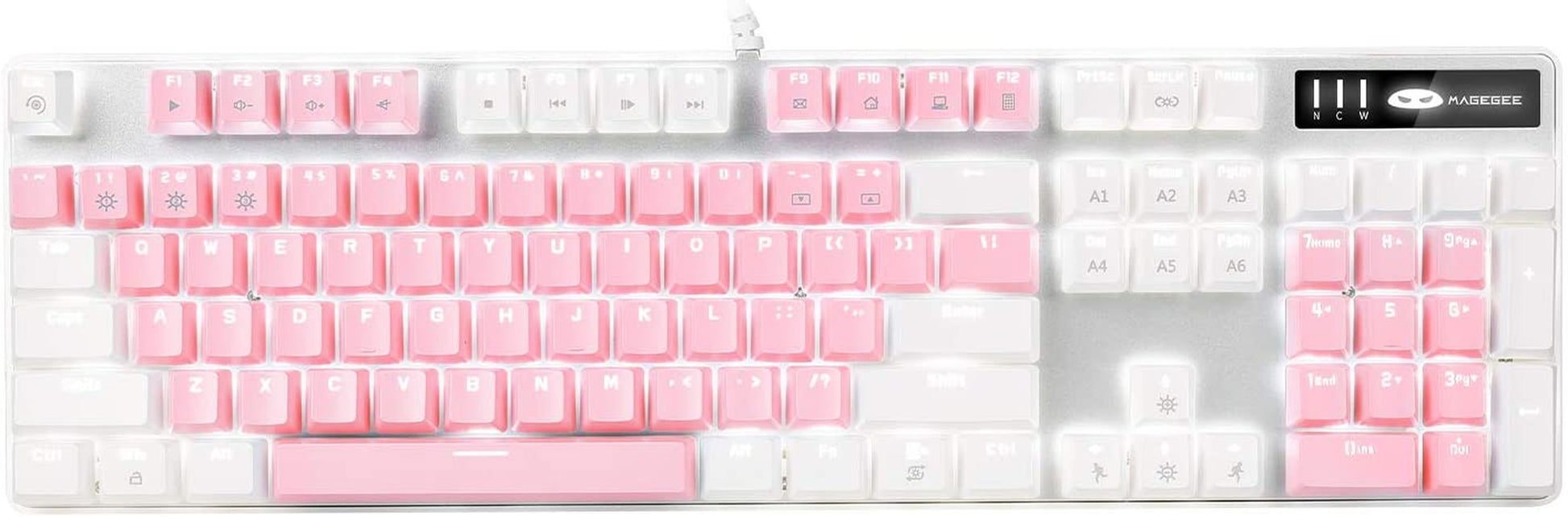 100% Mechanical Keyboard (pink edition)